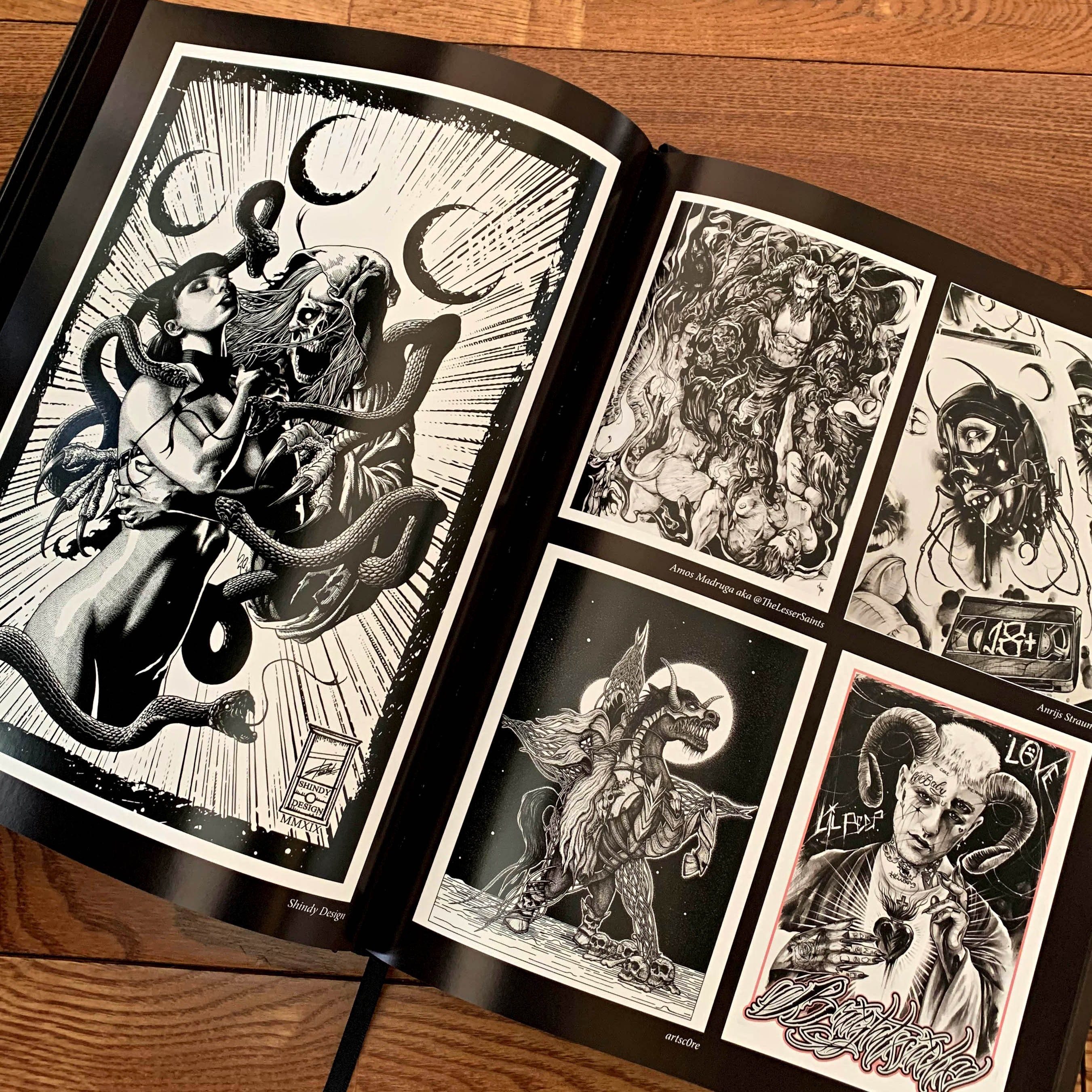 Diabolico II: Exploring the Realm of Dark Art Book - Tattoo, Art