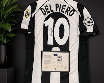 Alessandro Del Piero SIGNED Juventus 97/98 Home Jersey/shirt - COA