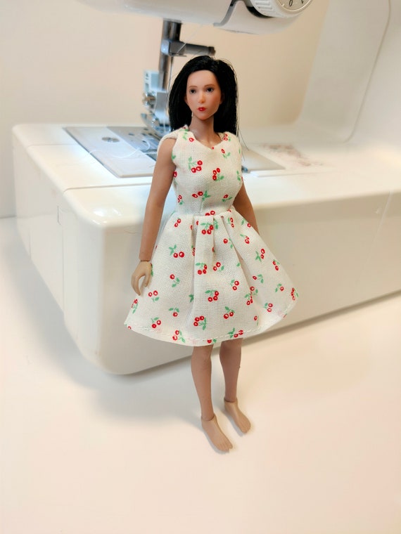 PDF Pattern 1:12 Scale Summer Dress, DIY Phicen TB League Dress