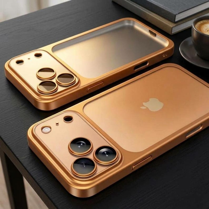 Premium Matte iPhone Case Hard Shockproof Phone Cover Plated Finish ...