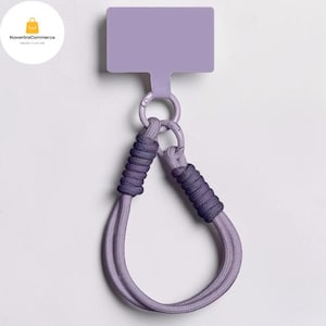 Handvävd flätad telefonrem, 9 cm mobiltillbehör (NoventraCommerce)