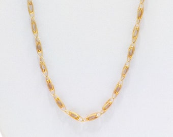 Vintage Sarah Coventry Gold Tone Chain Necklace (8711)