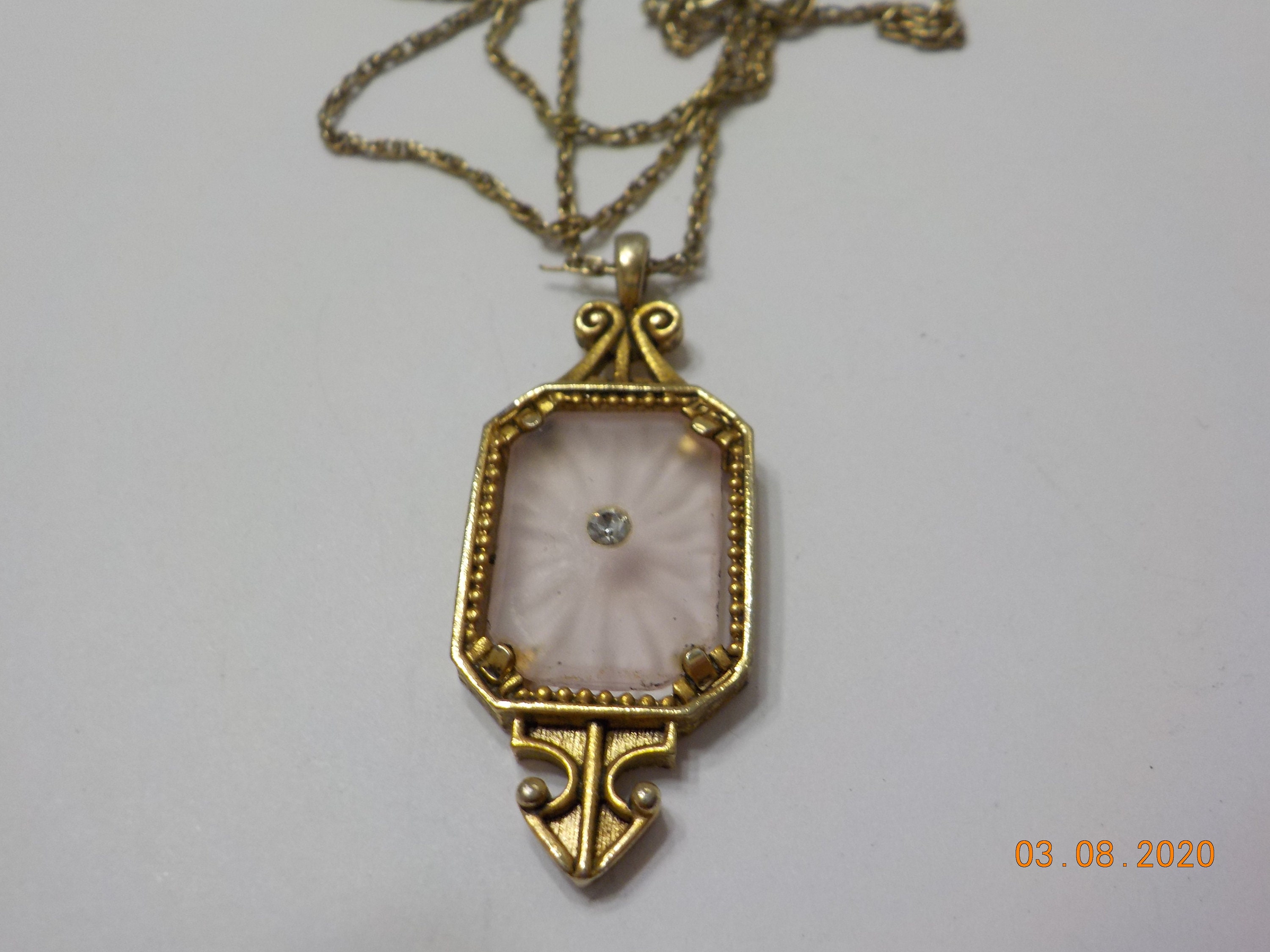 Vintage Avon Frostlights Pink Starburst 