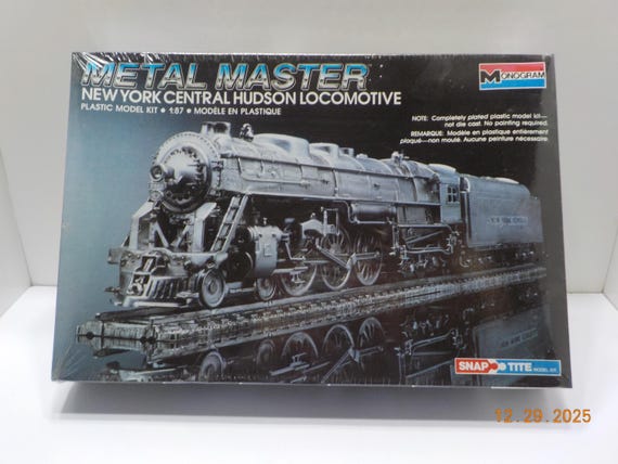 Vintage 1988 Monogram Metal Master (BP) New York Hudson Locomotive