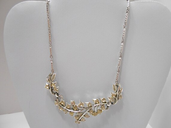 Vintage Coro Rhinestone Choker Necklace (8010)