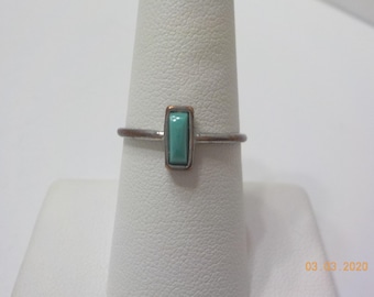Vintage Faux Turquoise Ring (6481) Size 8