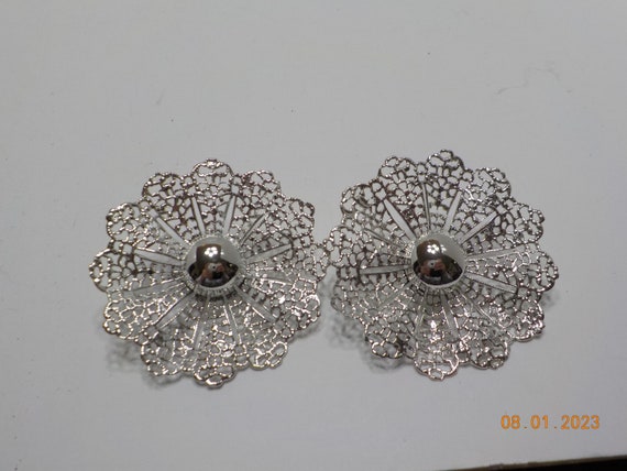 Vintage Sarah Coventry Fan Fare Earrings (1651) Clip Ons