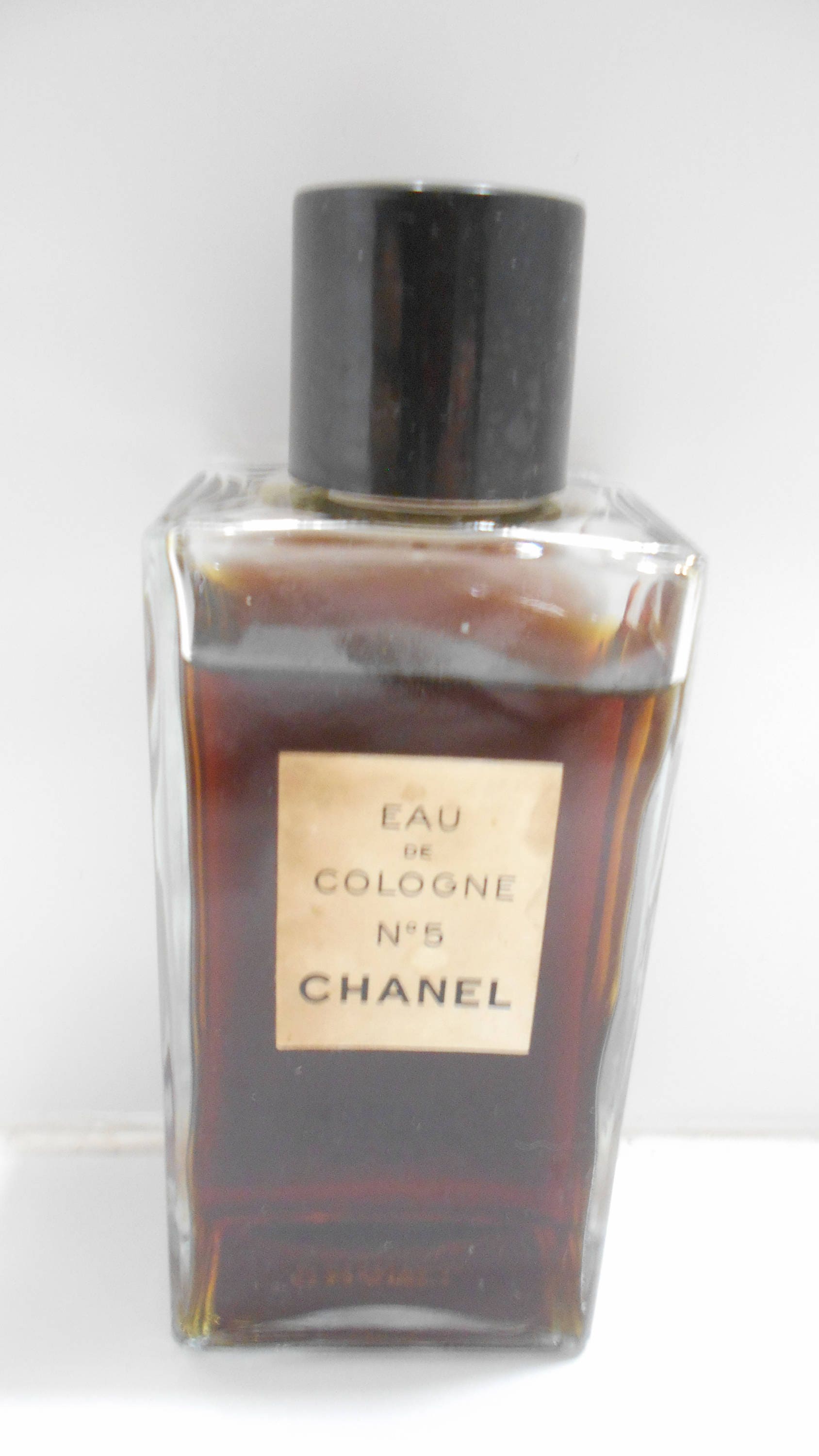 Chanel No 5 Eau de Cologne Splash 125 ml RARE Vintage Perfume Almost Full
