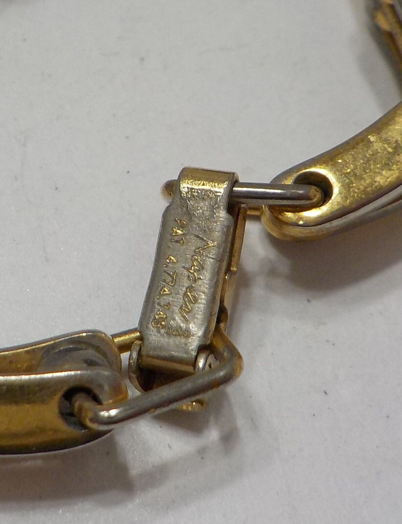 Vintage Napier Gold Tone Link Bracelet (9066) - Etsy