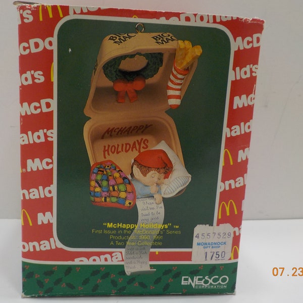 Vintage Mcdonalds Ornaments Etsy