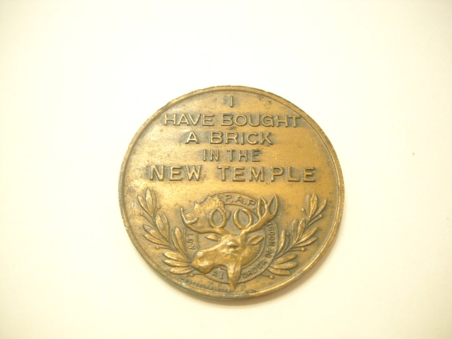 GRAND RAPIDS LODGE No. 50 Copper Coin For Purchasing Brick Etsy