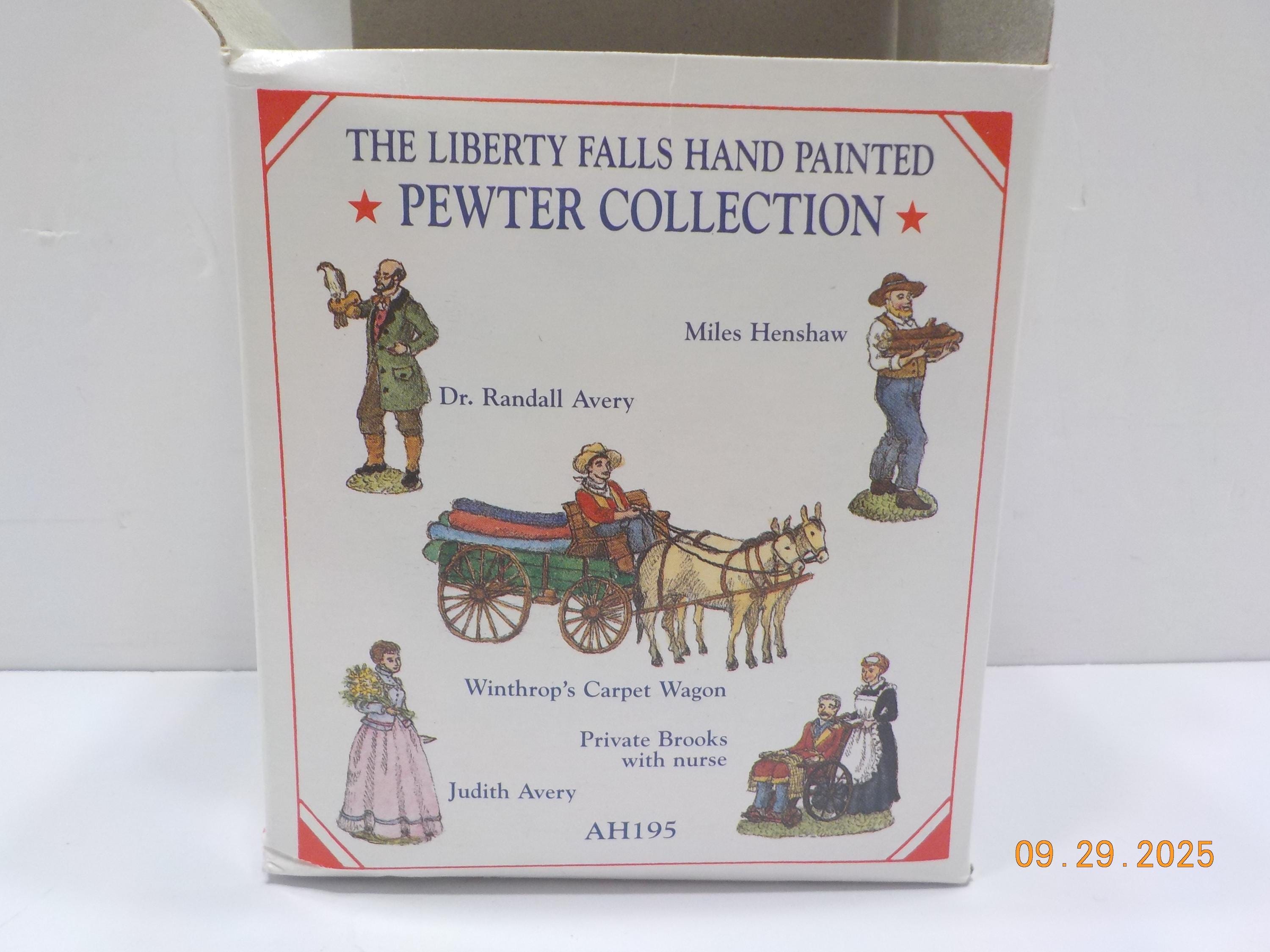Vintage 1999 Liberty Falls Hand Painted Pewter Collection (CL