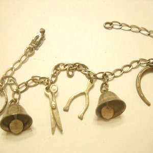 Vintage Sterling Charm Bracelet (3377)