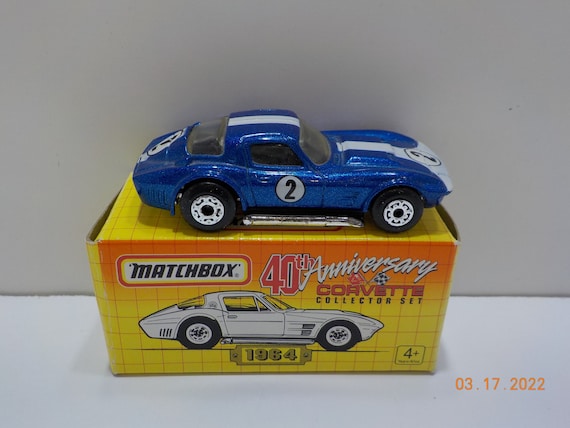 Vintage Matchbox 40th Anniversary Corvette 16 1964 Corvette