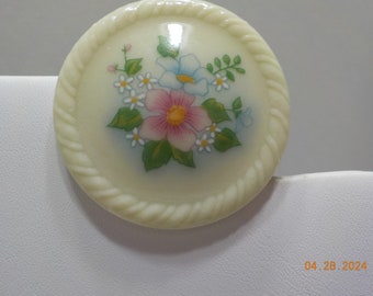 Vintage Avon Ceramic Floral Brooch (177/2109/2367/6657/7979)
