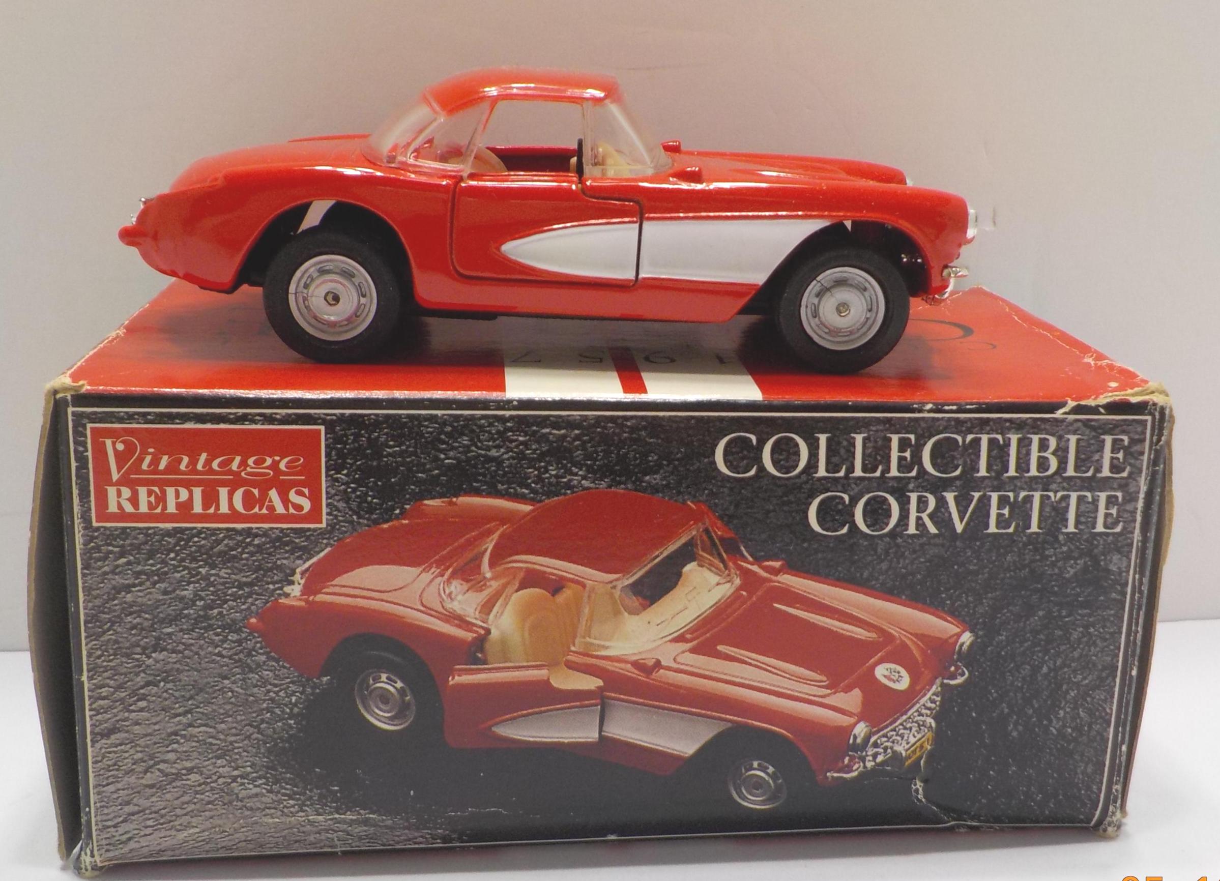 Vintage Maisto 1957 Collectible Corvette (4) Die Cast in Original