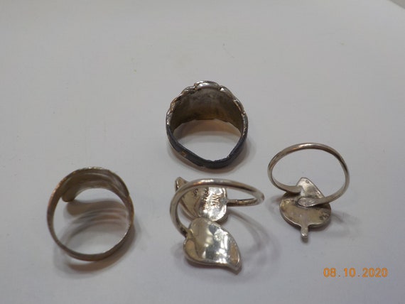 Vintage Rings In Need Of Repair Or TLC (3801) Cor… - image 2