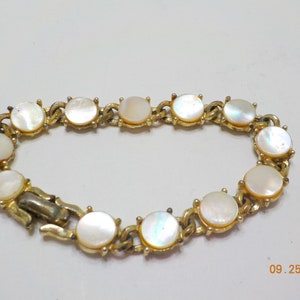 Vintage Coro Mother of Pearl Bracelet 6156 image 1