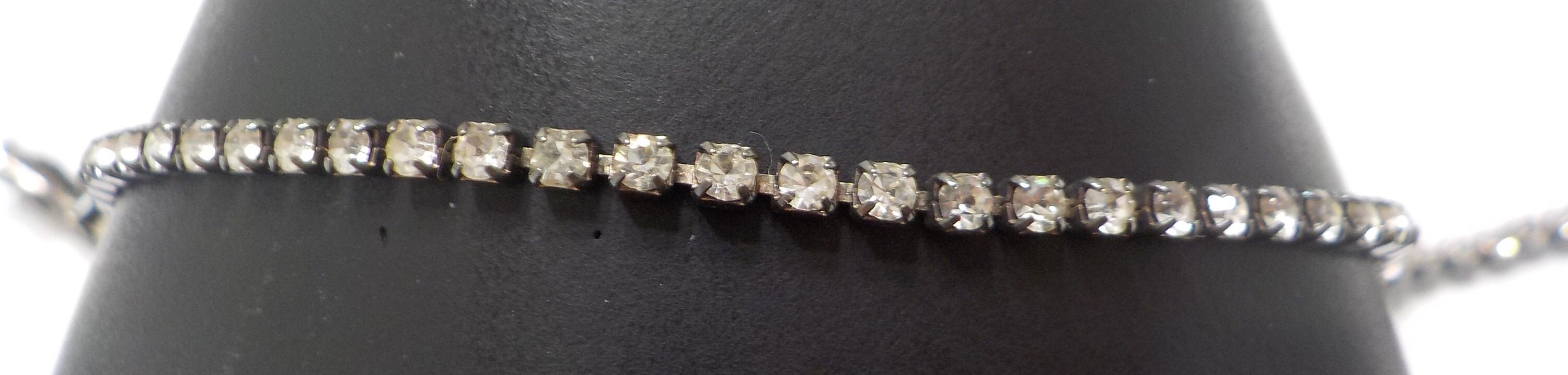 Vintage Premier Designs Rhinestone Tennis Bracelet (3464 