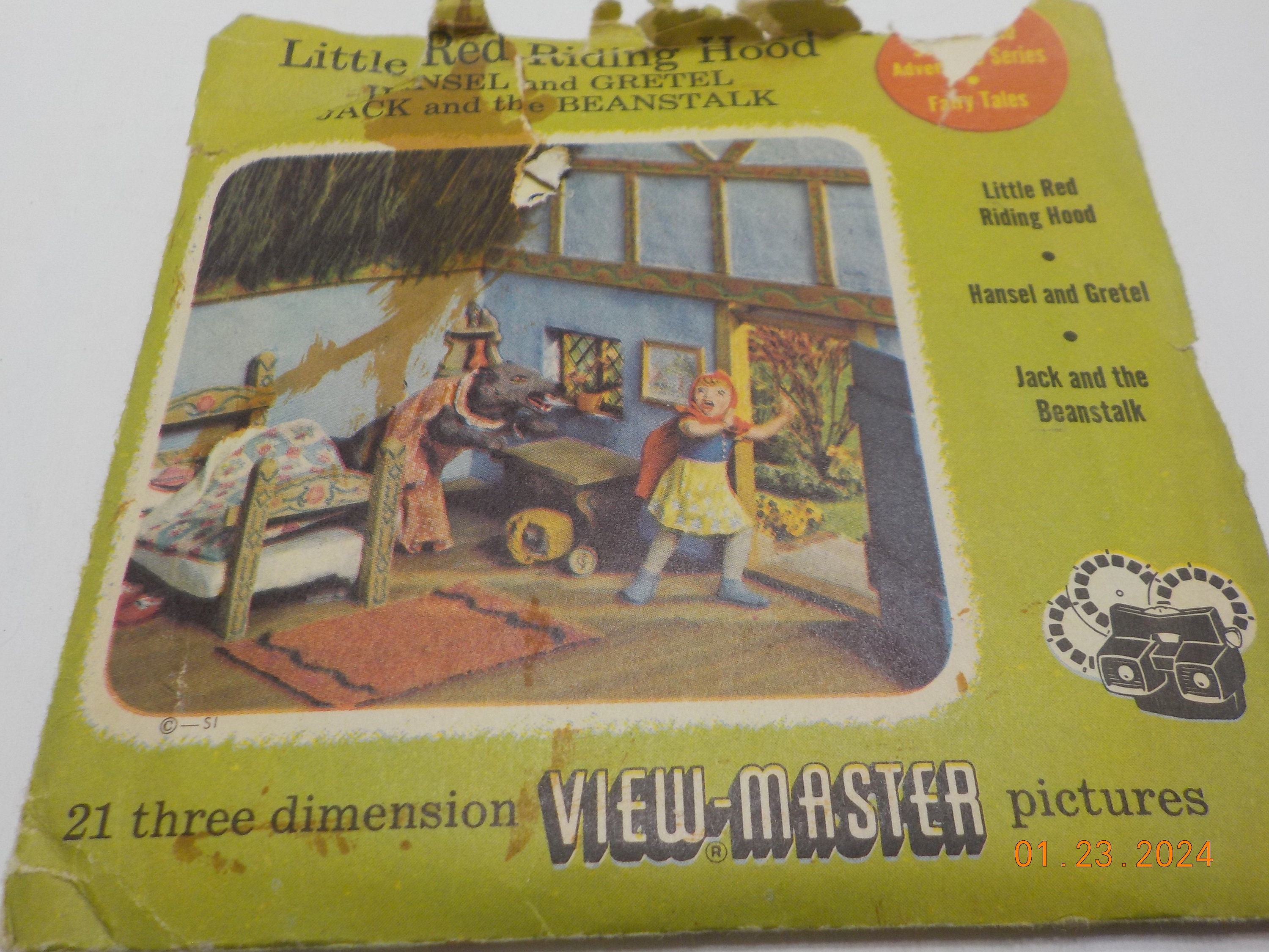  Goldilocks and The Three Bears - Classic Clay Figure Art -  ViewMaster - 3 Reel Set - 21 3D Images : Toys & Games