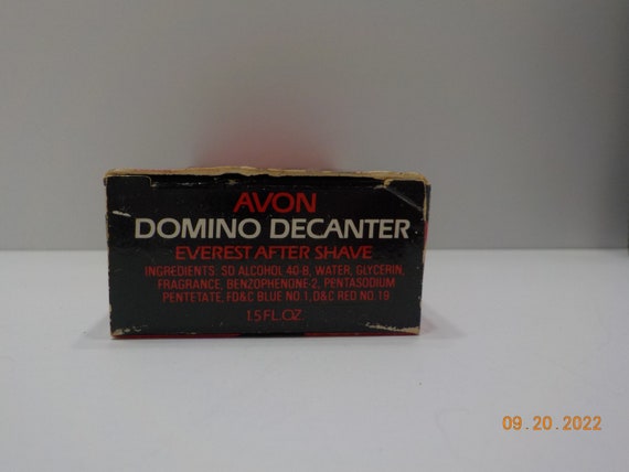 Vintage Avon Domino Decanter 14 Everest After Shavefull - Etsy