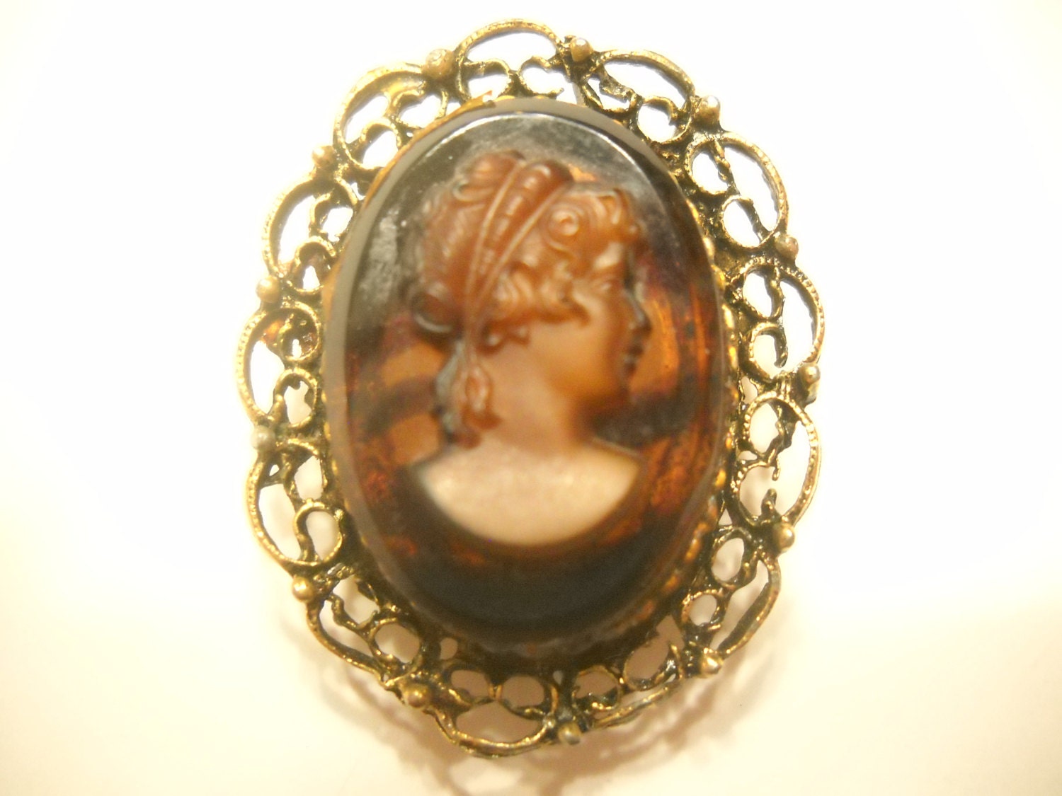 * vintage brooch ୨୧ *✵ ヴィンテージ ブローチ (f) CHANEL Paris Fall 1995 Maison Gripoix Purple Yellow Glass