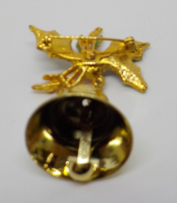 Vintage Gold Tone Jingle Bell Brooch (6121) Jingling Bell - Etsy