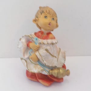 Vintage 1987 Fontanini Christmas Figurine (5) Altar Boy--Made In Italy--Simonetti