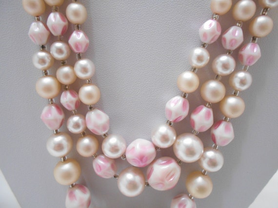 Gorgeous Triple Strands Necklace (7040) Japan - image 2