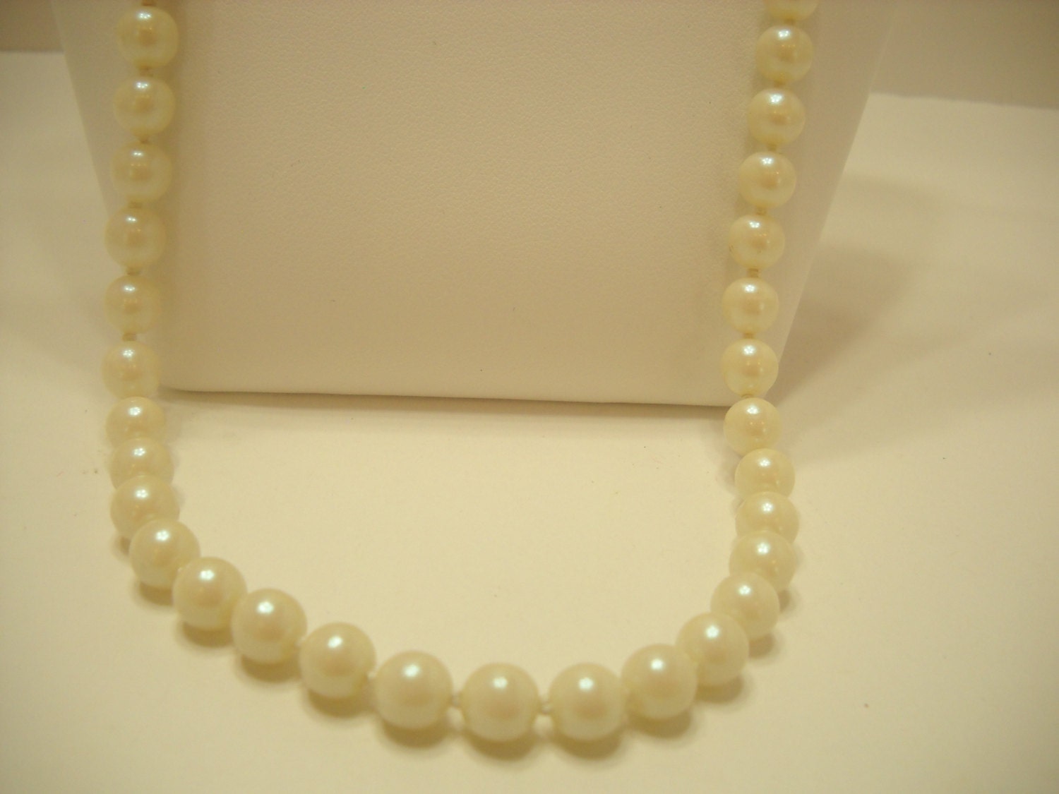 【HYERES LOR】24FW★ H edition SL WH Pearl Bead Necklace 8mm Vintage 24