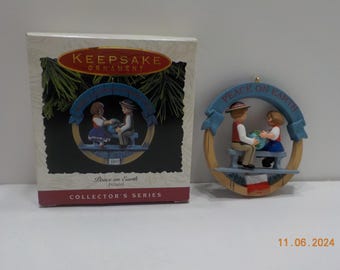 Vintage 1993 Hallmark Keepsake Ornament (6) Poland--Peace On Earth Ornament--Written In English & Polish