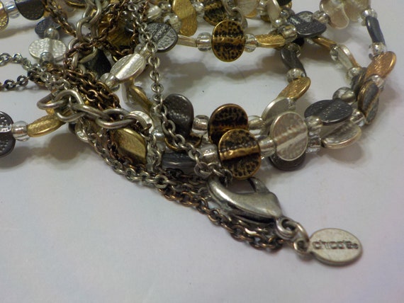 Vintage Double Strand Necklace (3511) Chico - image 3