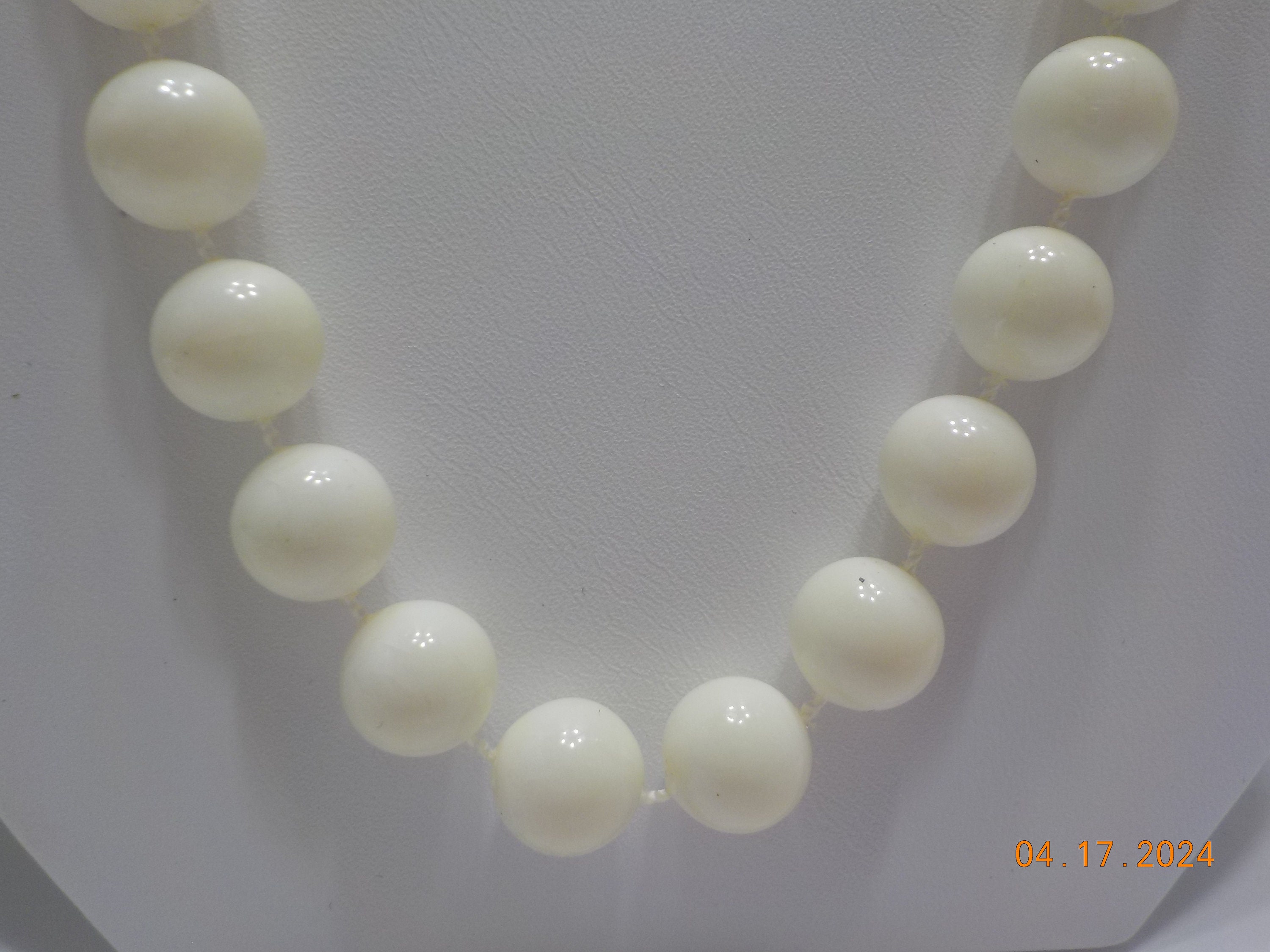 【VINTAGE HOLLYWOOD】Pearl n Crystal Beads Necklace VINTAGE HOLLYWOOD】Pearl n Crystal Beads Necklace