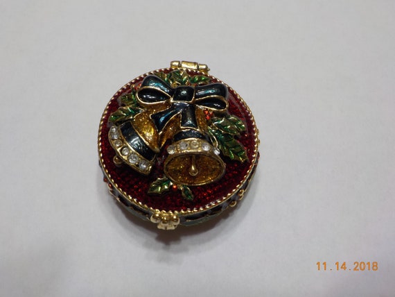 monet jewelry pill box