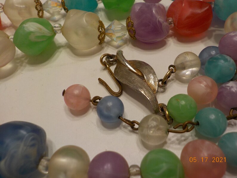 9239 Choker Necklace /& Clip Earrings Vintage Cathe/' Demi Parure