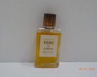 Vintage Fame Corday EDT: 1970s Eau De Toilette, 3/4 Full - Etsy