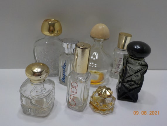 Vintage Avon Bottles (17-A) Eight Empty Glass Bottles… - Gem