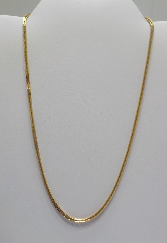 Vintage Trifari Cobra Chain Choker Necklace (5298… - image 3