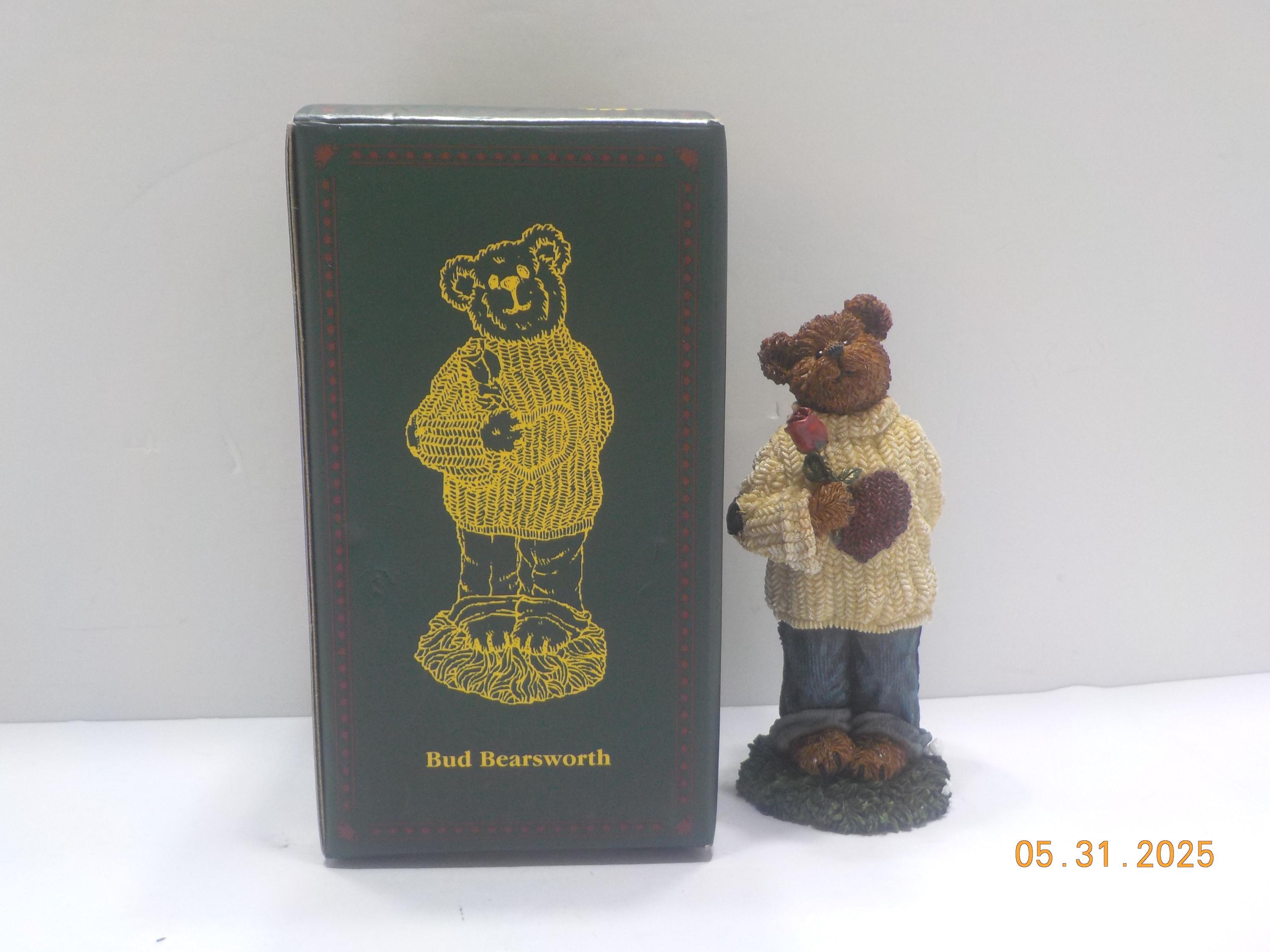 Vintage 2004 The Boyd's Bearstone Collection (40) Bud Bearsworth--True Love