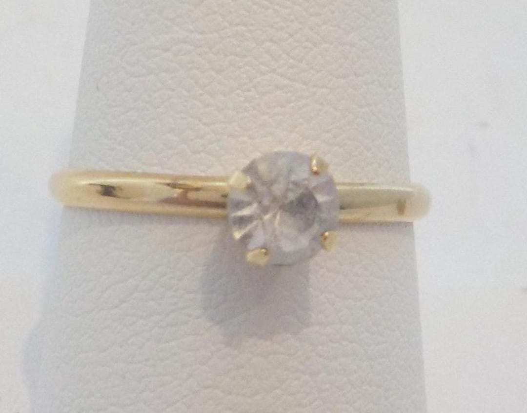 Vintage Clear Rhinestone Ring (2007) Size 9 - Etsy