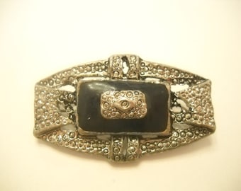 Vintage ART DECO MARCASITE Brooch (4150)