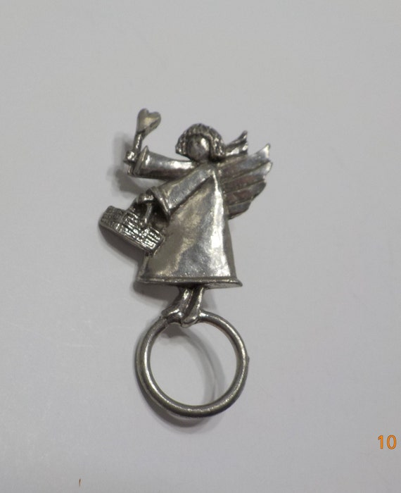 Vintage 1996 Barker Angel Lapel Pin (6071) Genuine