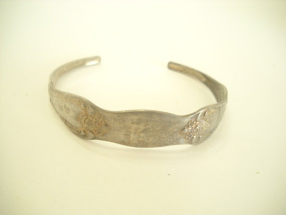 Vintage Silverplate Spoon Bracelet (5597) Wm. A. … - image 2