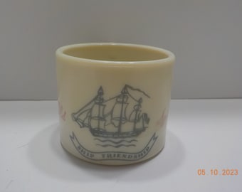 Vintage Early American Old Spice Shaving Mug--Shulton (16-A) Ship Friendship