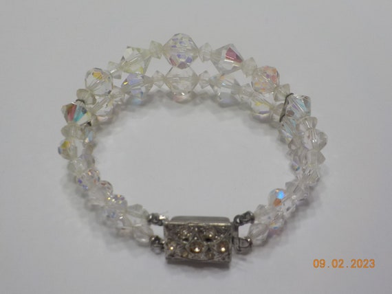 Vintage Double Strands Austrian Crystal Bracelet (3175  display picture 2