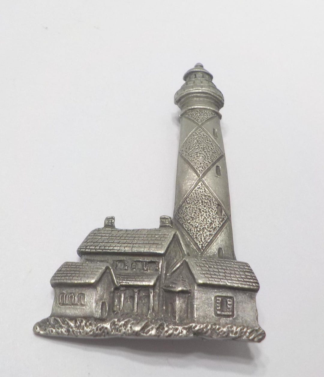 Vintage Spoon Pewter Lighthouse Brooch (5184) Spoontiques Pin Art 4138 ...