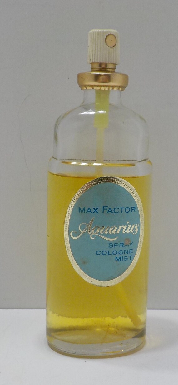Vintage Aquarius Spray Cologne Mist (10) Max Factor---working