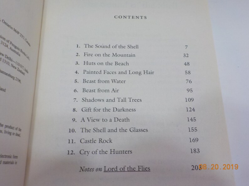 Vintage 1954 Copyright Lord Of The Flies Cl Hms William Etsy