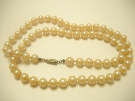 【HYERES LOR】24FW★ H edition SL WH Pearl Bead Necklace 8mm Vintage 24