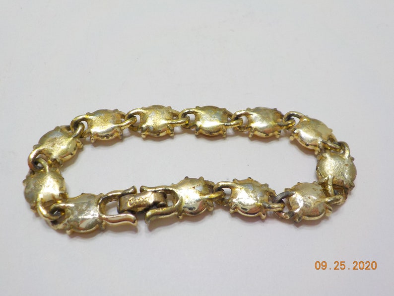 Vintage Coro Mother of Pearl Bracelet 6156 image 3